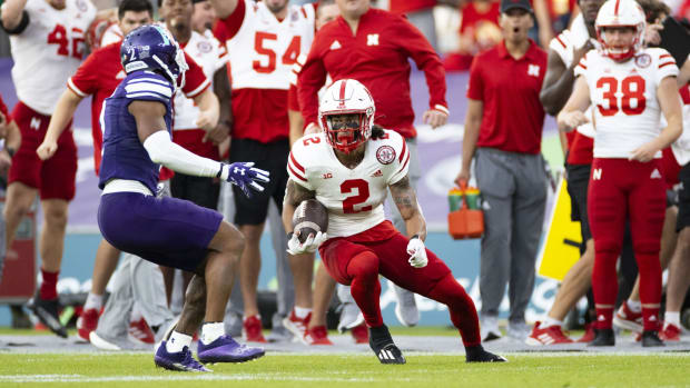 Isaiah Garcia-Castaneda 2022 football Nebraska vs Northwestern 2